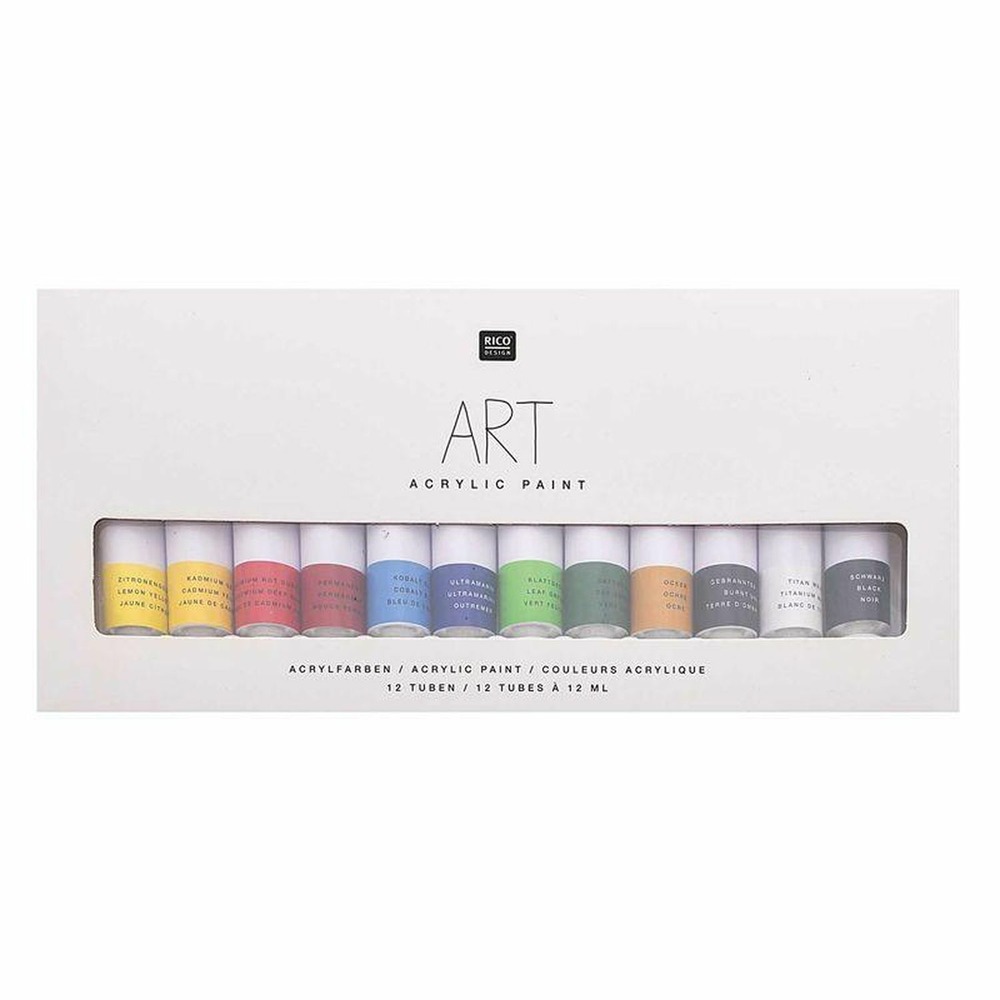 Peinture acrylique basique 12 x 24 ml
