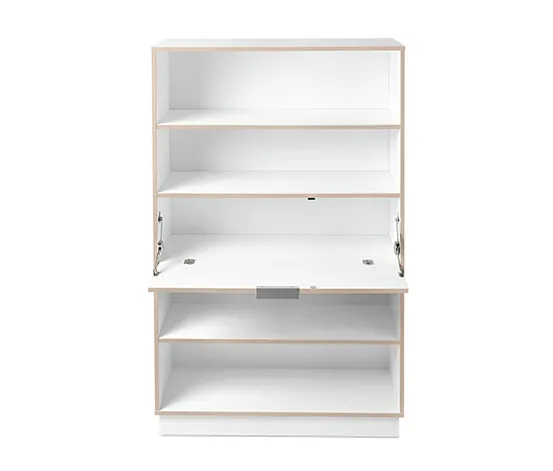 Schuhschrank mit Klappe