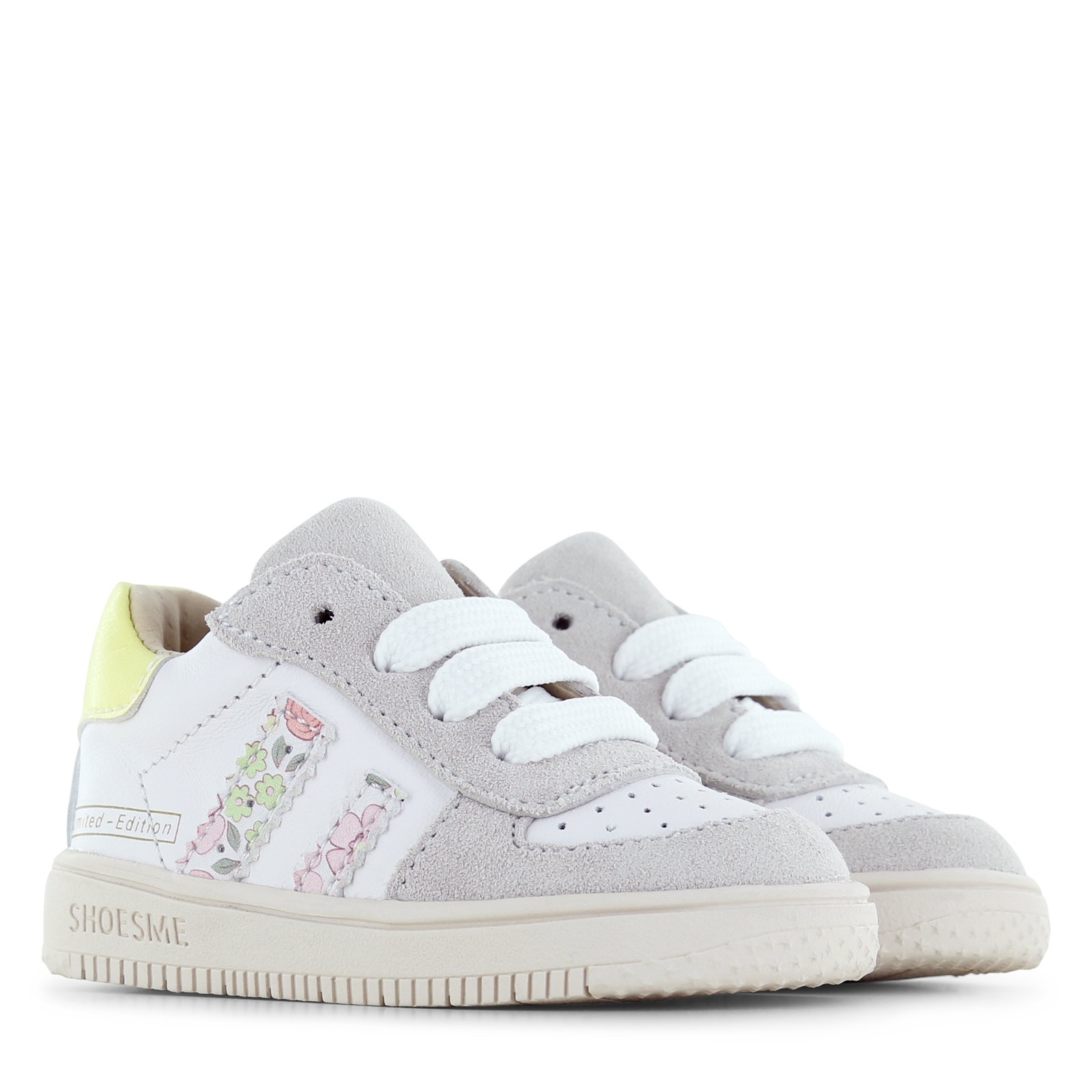 Shoesme wit sneakertje met print Leer, Suède | Meisjes schoenen