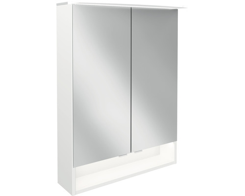 FACKELMANN spiegelkast 60 x 23,1 x 80,9 cm wit 2-deurs LED