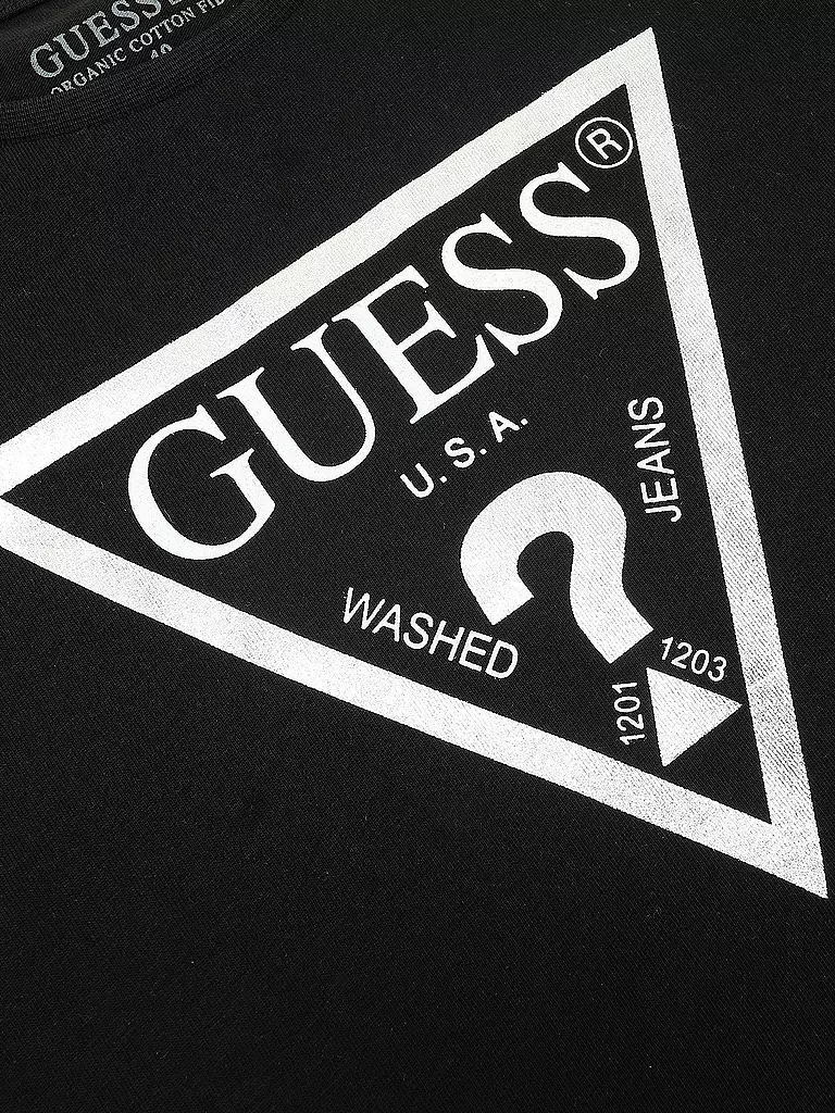 GUESS Mädchen Langarmshirt schwarz