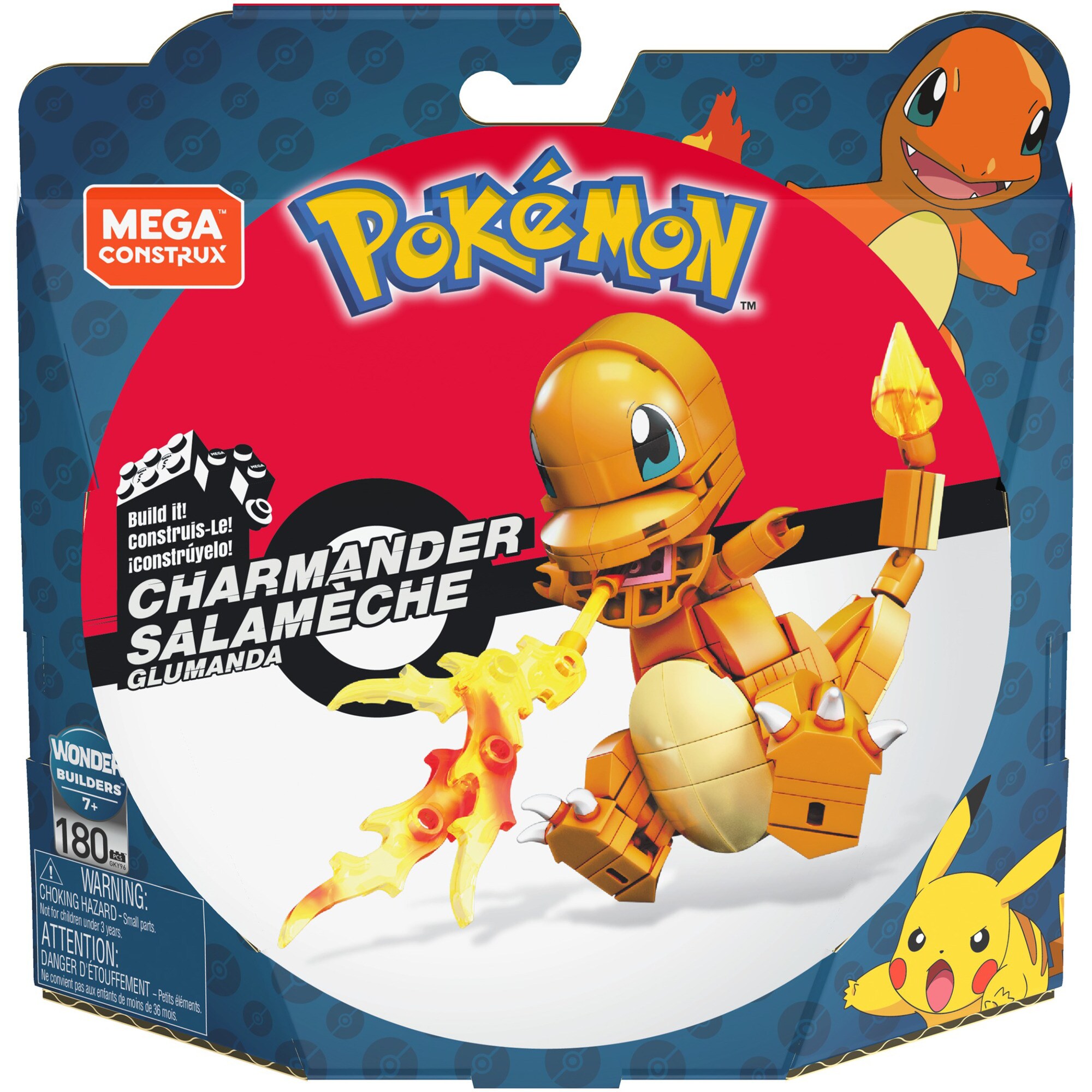 Mattel Konstruktionsspielzeug Pokémon Charmander