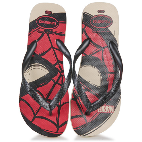 Havaianas - TOP MARVEL LOGOMANIA Negro / Rojo