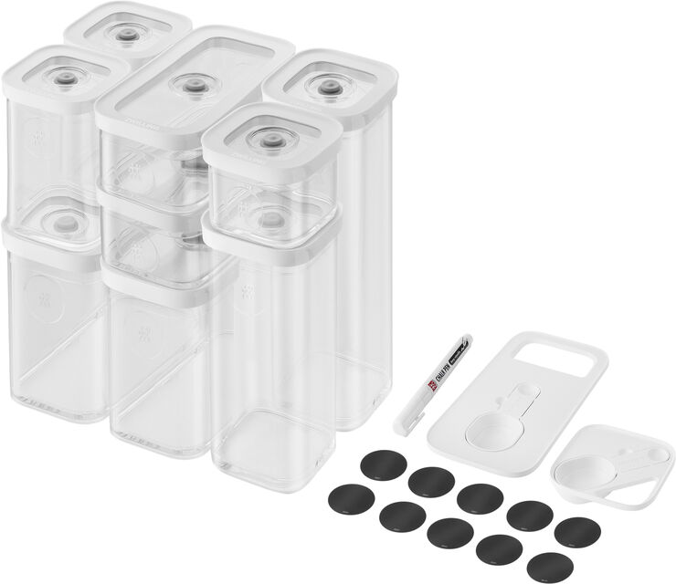 Zwilling Fresh & Save CUBE Sæt S/M12 gennemsigtig-hvid Transparent-hvid