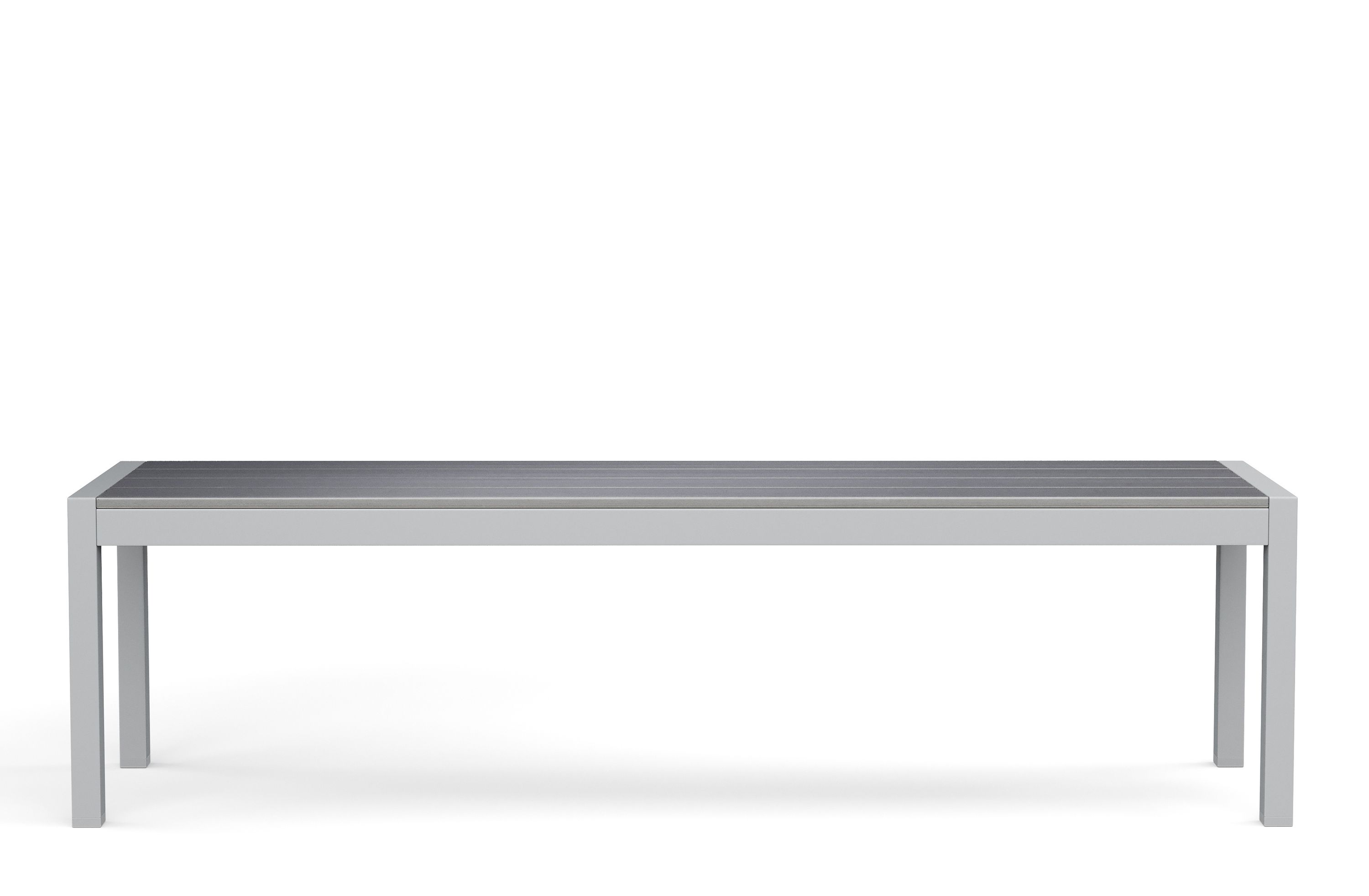 Gartenbank ZILO 165 cm grau