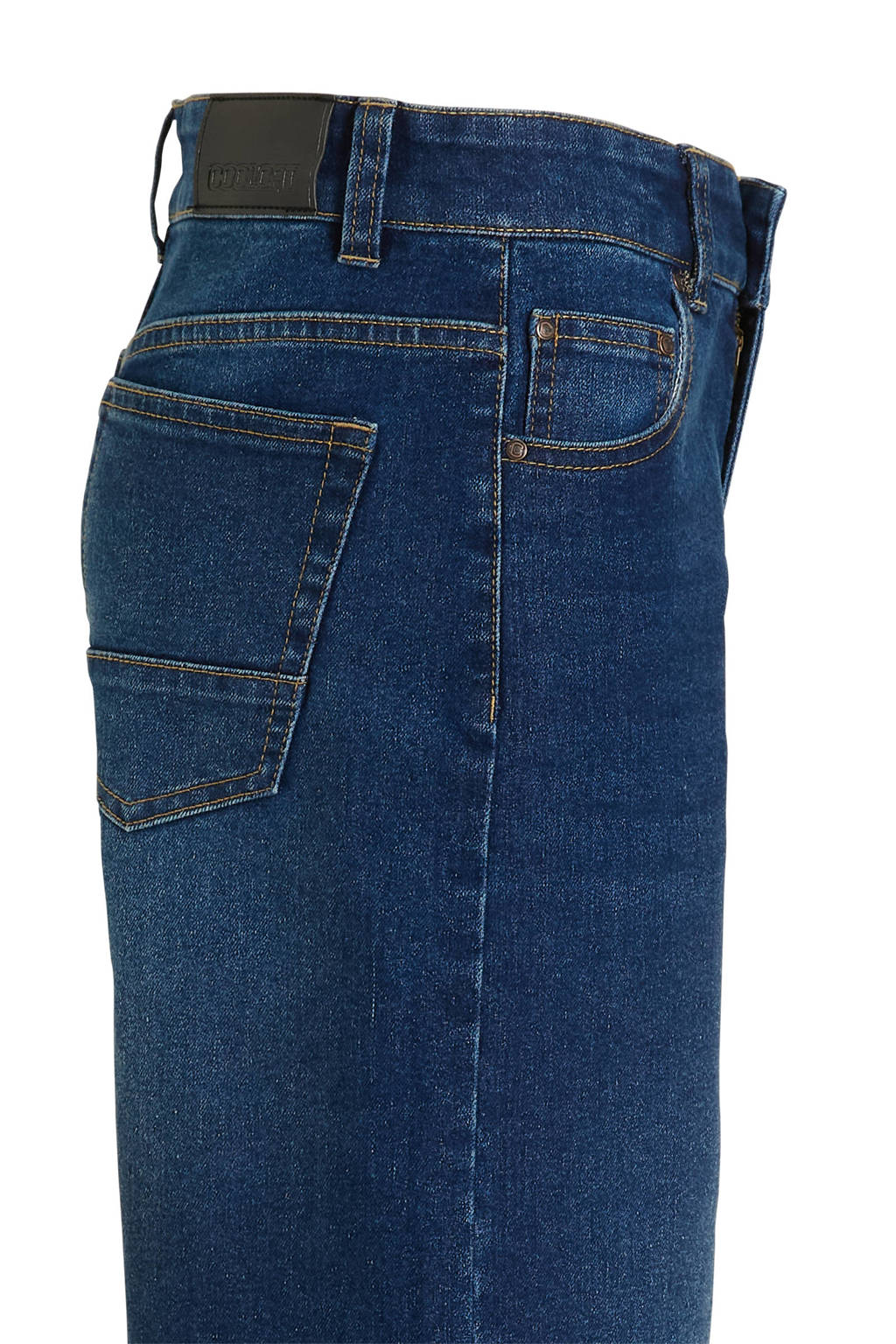Coolcat Wide Leg Jeans Dominique Donker Blauw