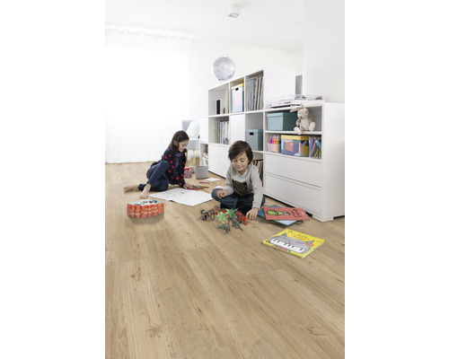 Vinylvloer CLIC55 Columbia Taupe landelijke plank klikverbinding 1239 x 212 x 4,5 mm