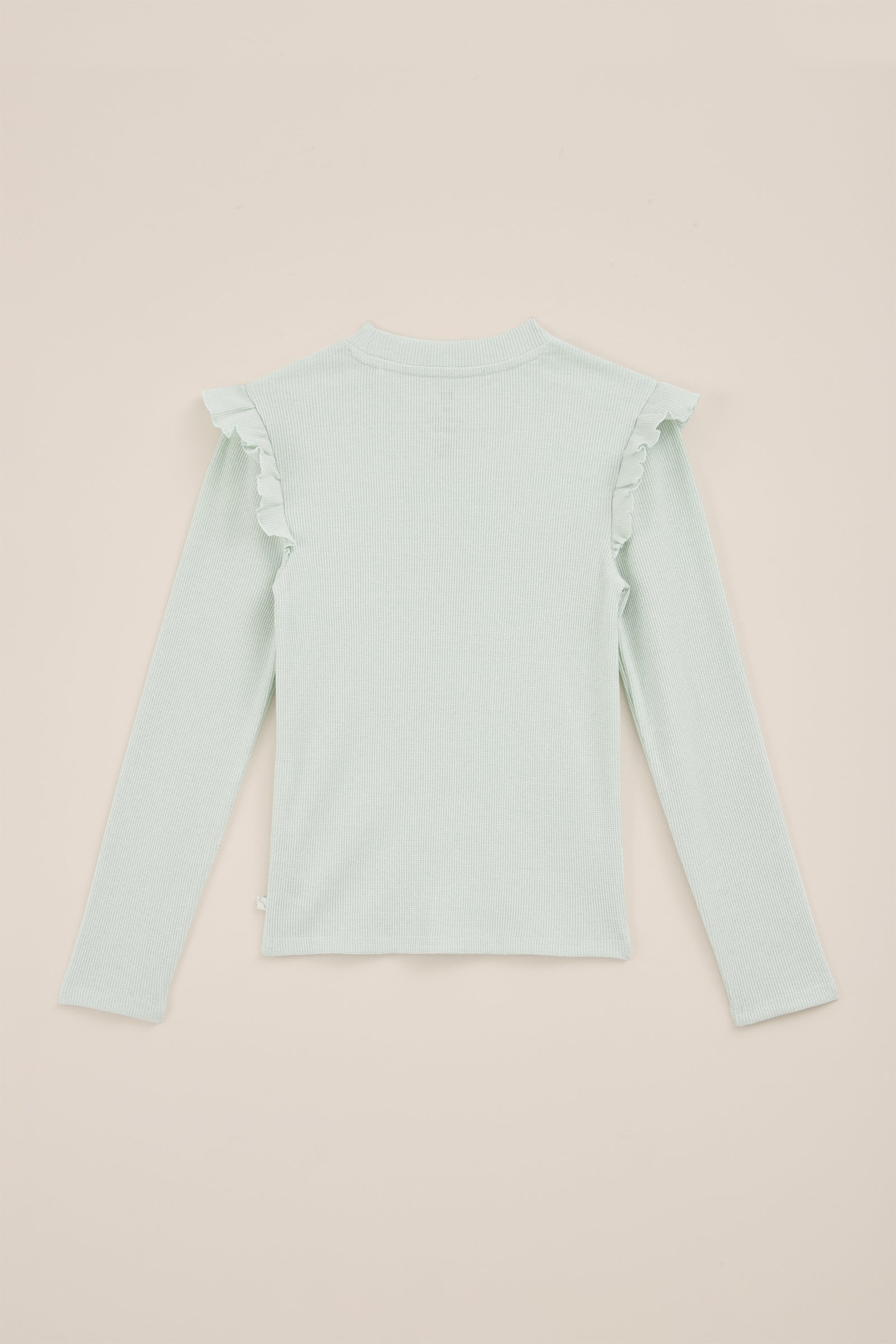 Meisjes T-shirt met glittergaren WE Fashion Lichtgroen