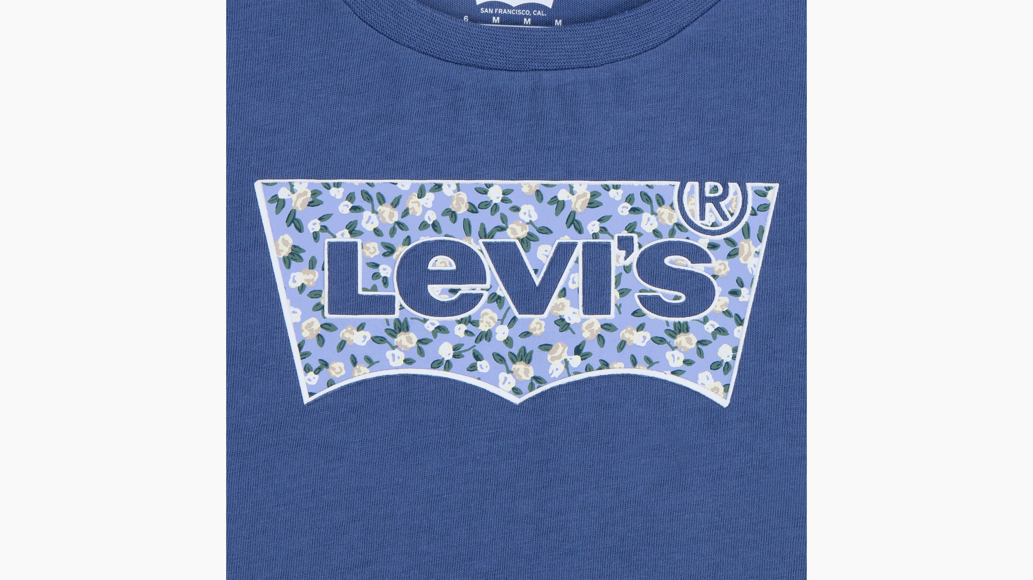 Enfant t-shirt Ditsy Batwing - Coastal Fjord - Bleu