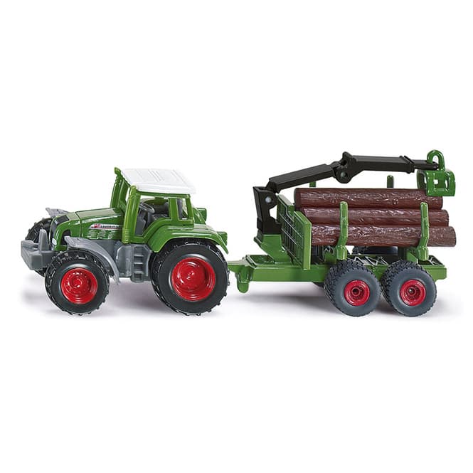 Siku Super 1645 - Traktor mit Forstanhänger