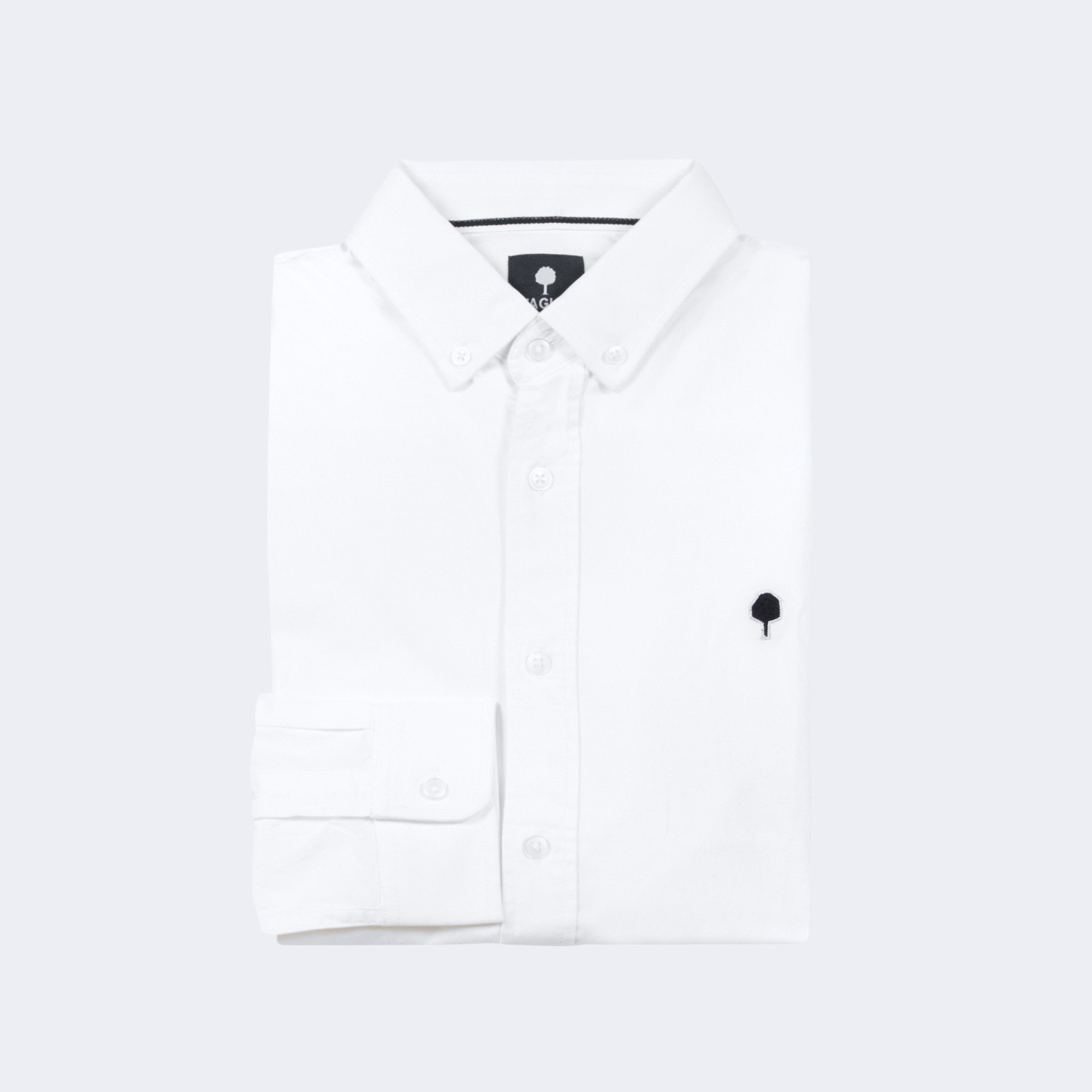 Chemise classique blanche coton - modèle Ivoy