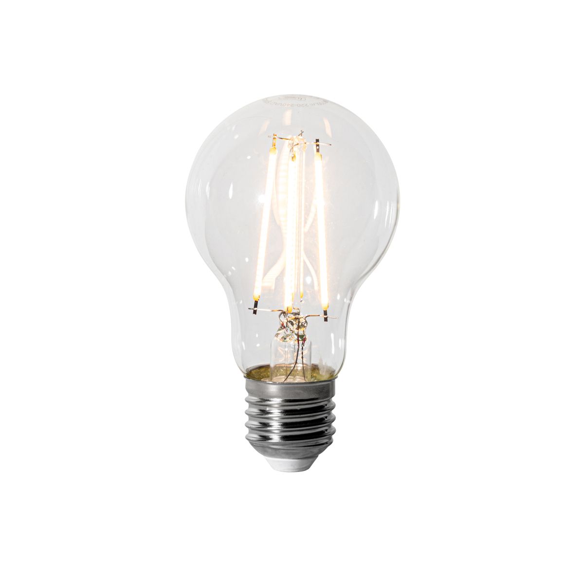 Set van 5 E27 dimbare LED lampen A60 6W 700 lm 2200K