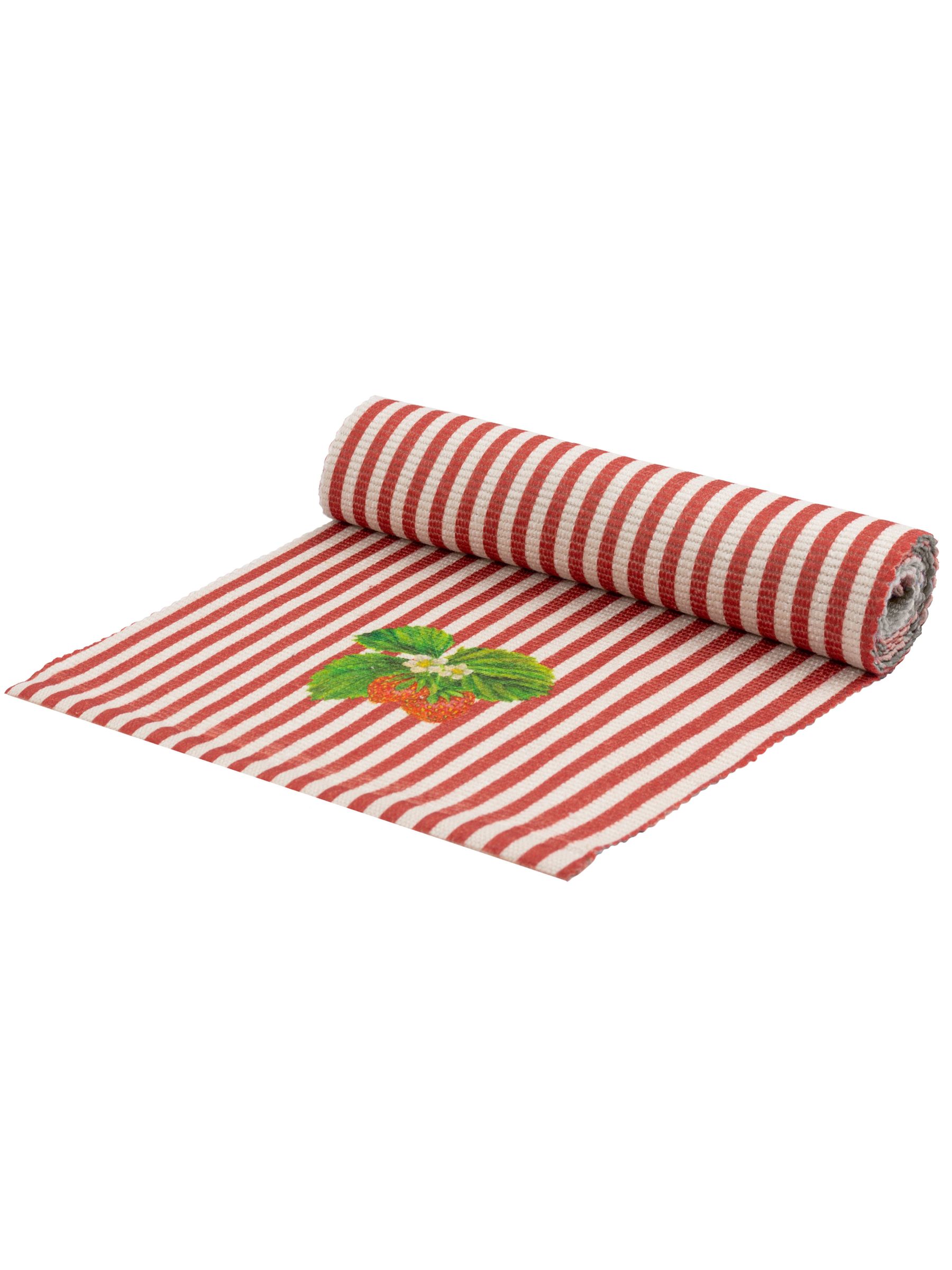 Wylder Strawberry Strepen 180x35cm Tafelloper
