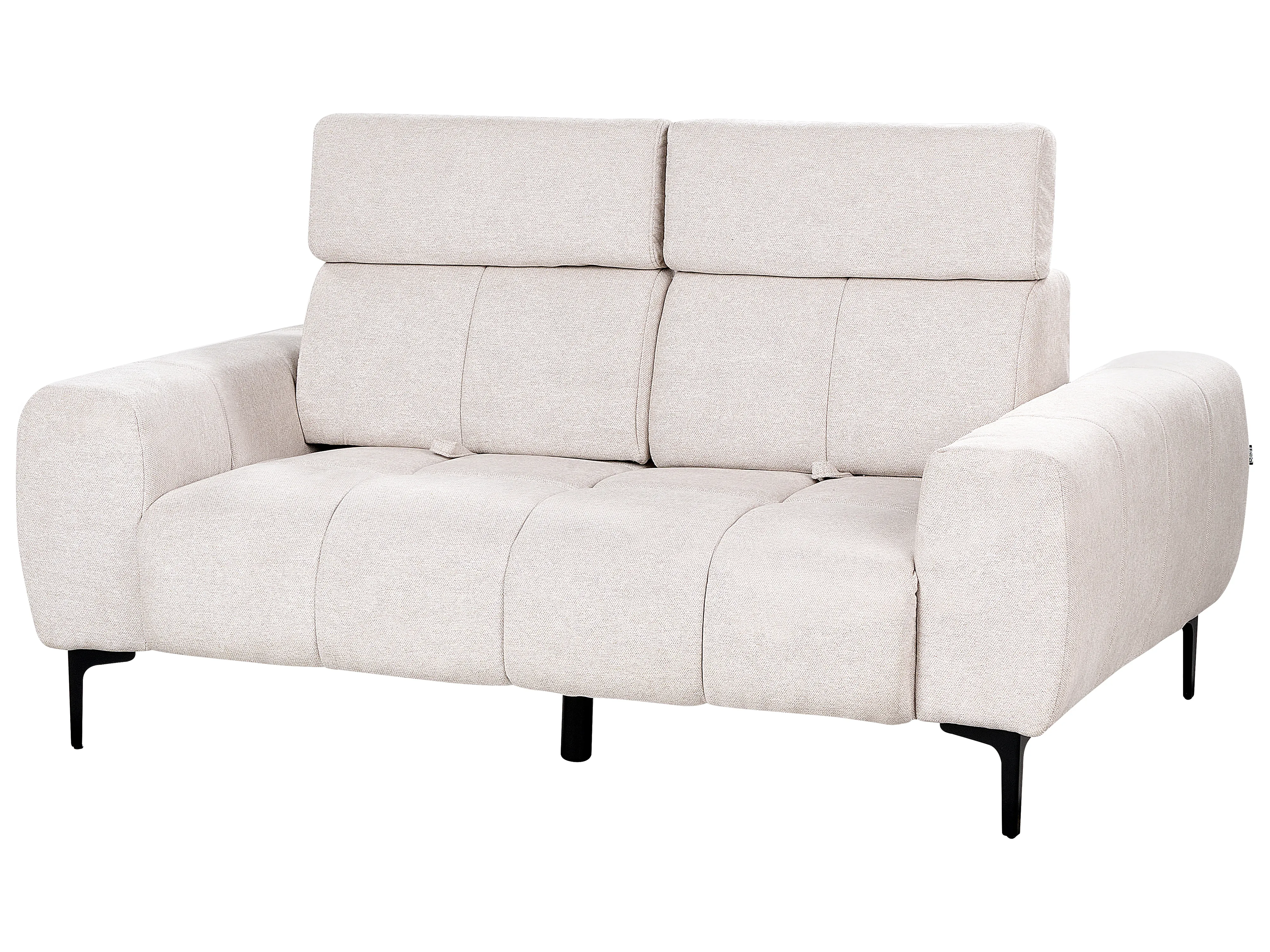 Bank 2-zits VEGAMO Stof Beige