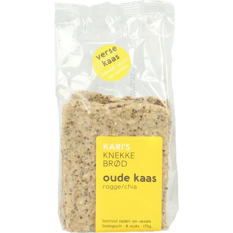 Kari’S Crackers Knekkebrod Oude Kaas Bio (175 gr)