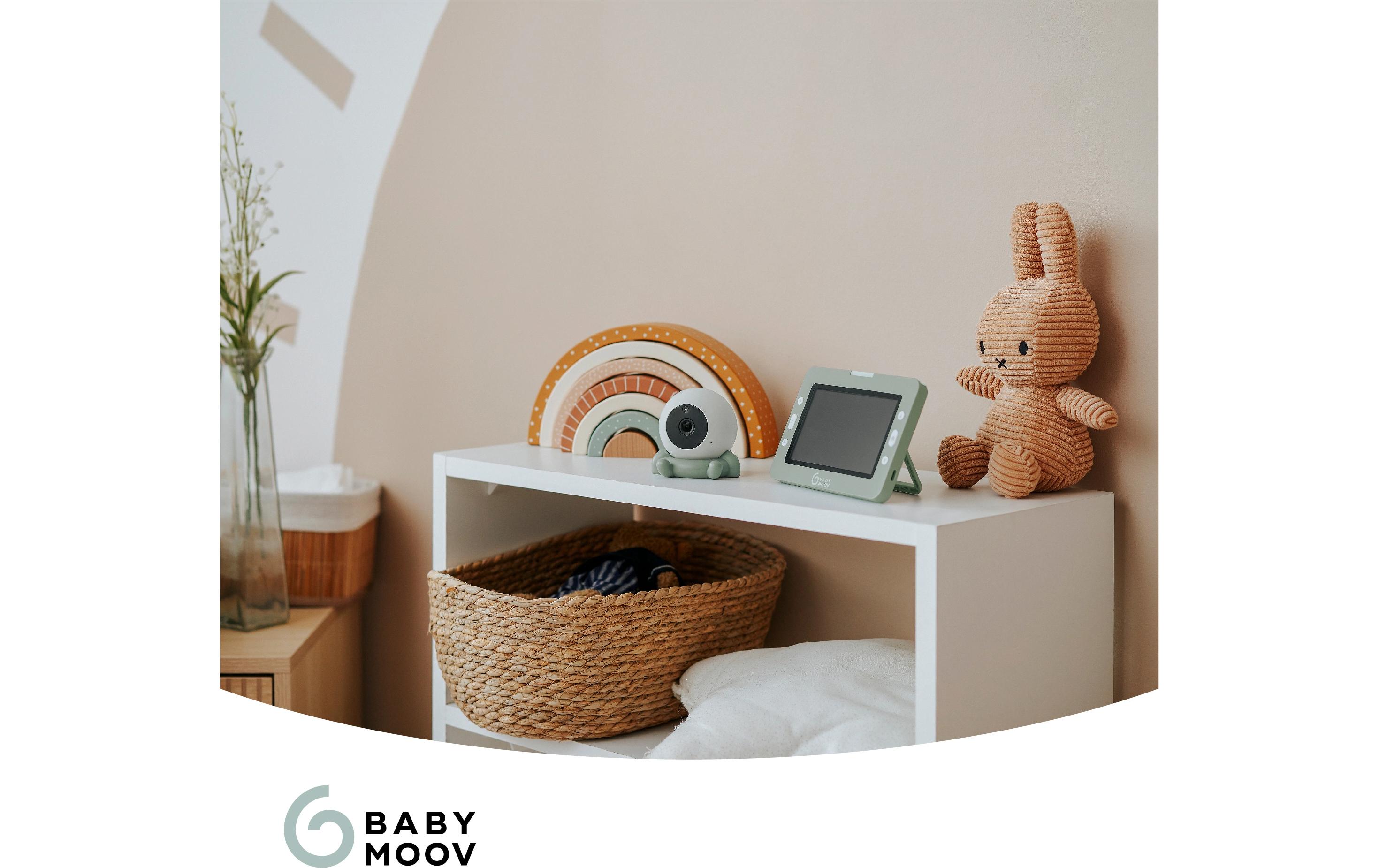 Babyphone mit Kamera Yoo Go Plus HD Grün<br>Video-Babyphone mit hochwertigem Bildschirm