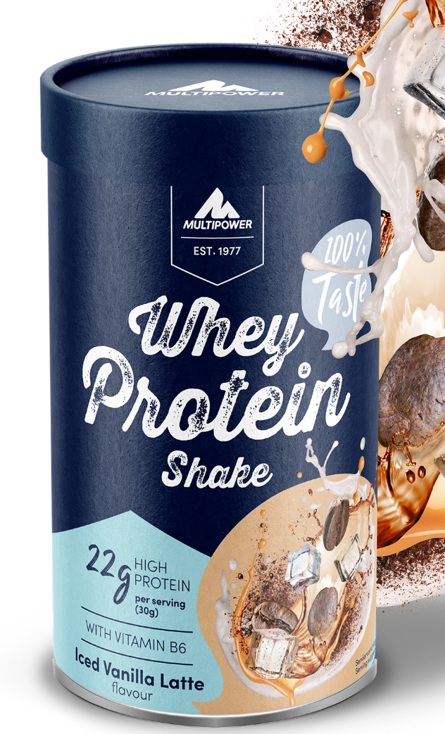 Multipower Iced Vanilla Latte Whey Protein Shake 420g MHD:30.10.25