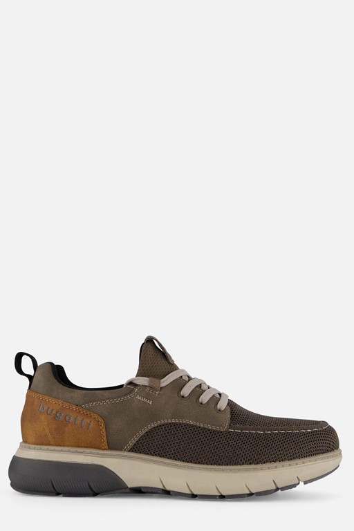 Bugatti Exko Sneakers taupe Textiel