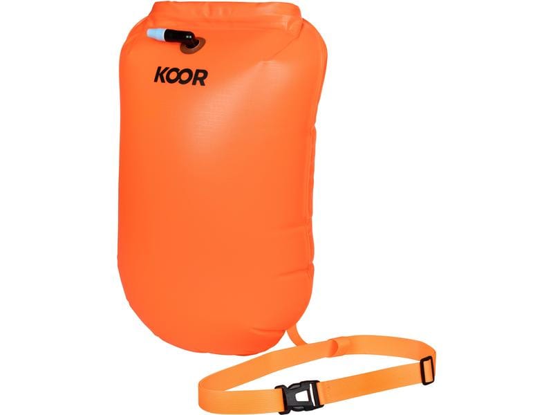 KOOR Schwimmboje Booa 20L Arancia 20 l Dry Bag und Schwimmboje in einem
