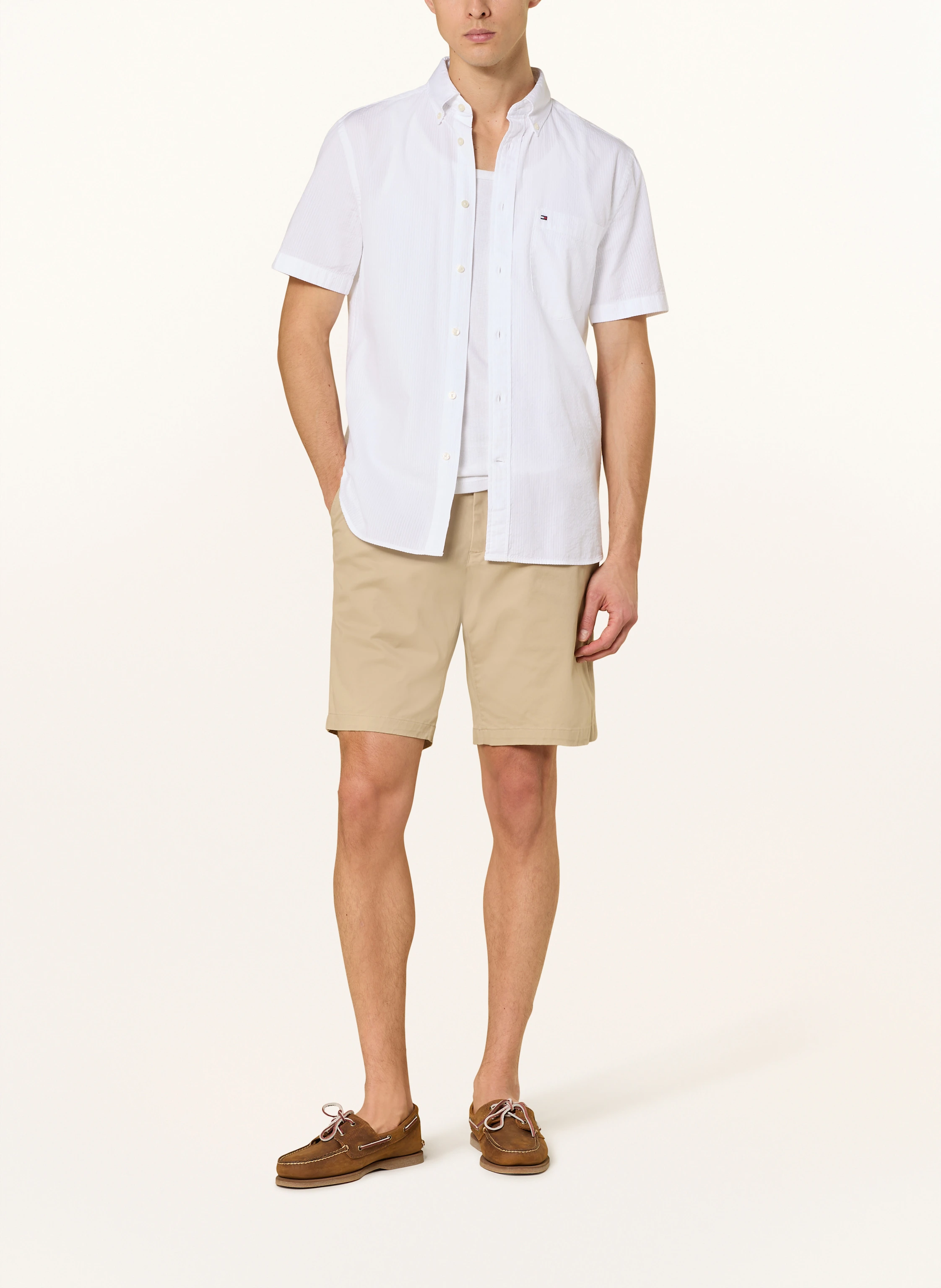 TOMMY HILFIGER Kurzarm-Hemd Regular Fit