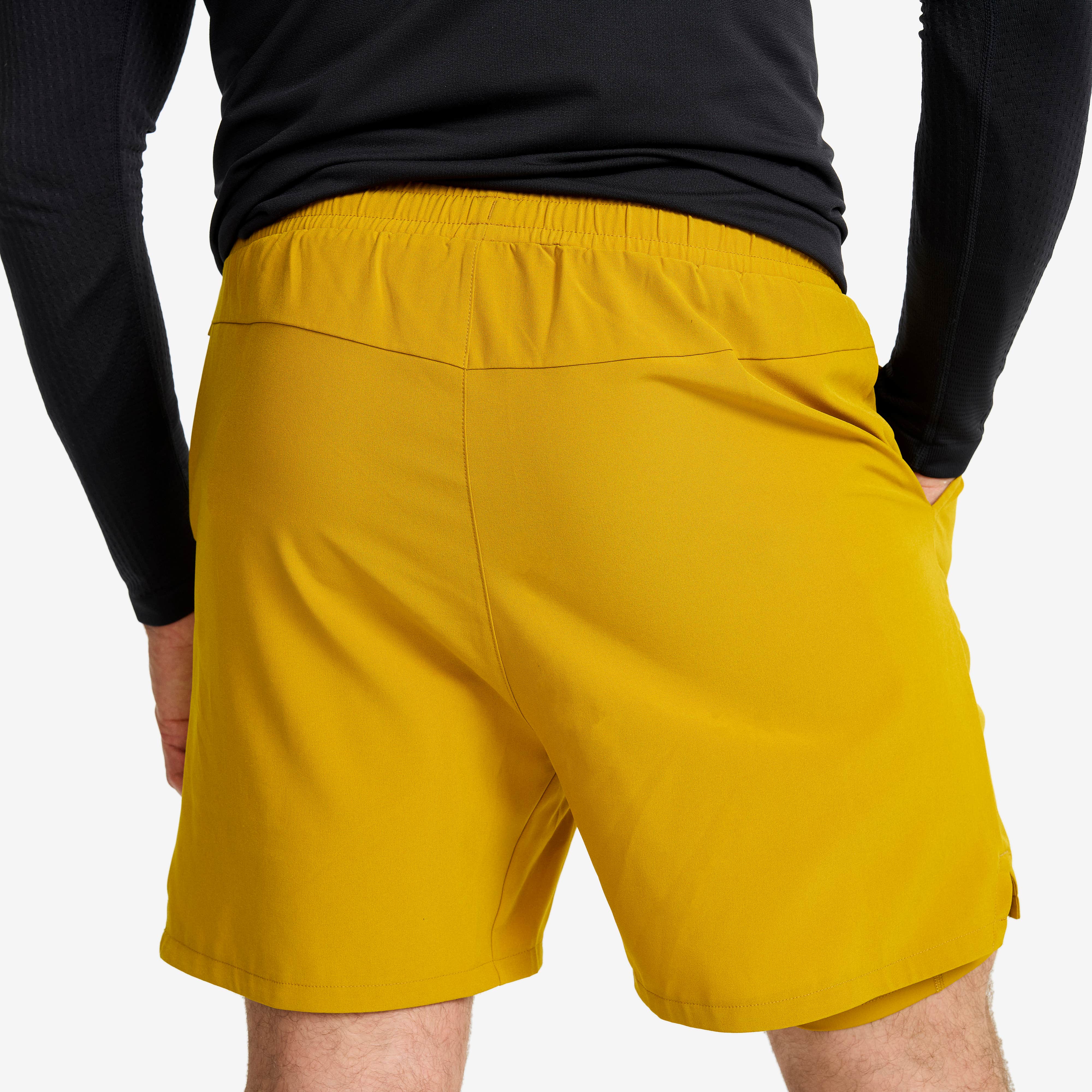 Rise 2-in-1 Shorts Herre Golden Palm