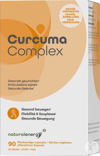 Natural Energy Curcuma Complex 500mg Gélules 90
