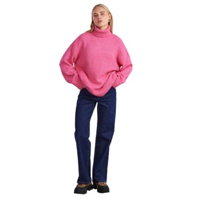Pull femme Pcnancy Loose Roll Neck Knit Noo PIECES