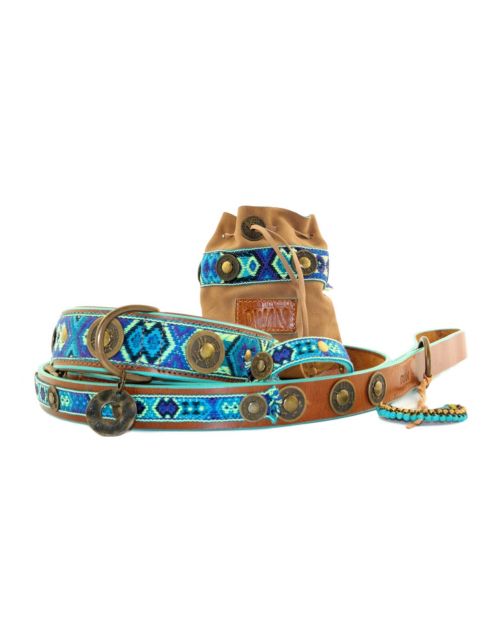 Dwam Treatbag Don Juan - Hondensnackzak - 17x12 cm Blauw