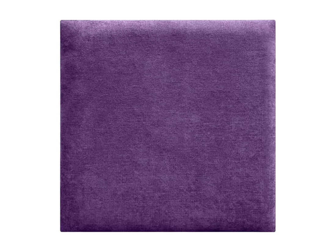 DHOME Lot de 1 Panneaux muraux en tissu auto-adhésifs Panneaux muraux absorbants acoustiques Protection contre les chocs (Lilas, 60x60cm, x1)
