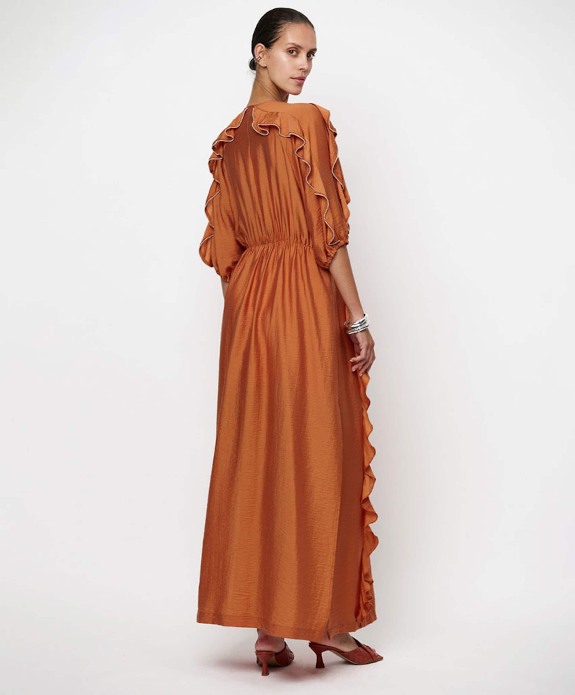 Dante6 Dames jurk oranje