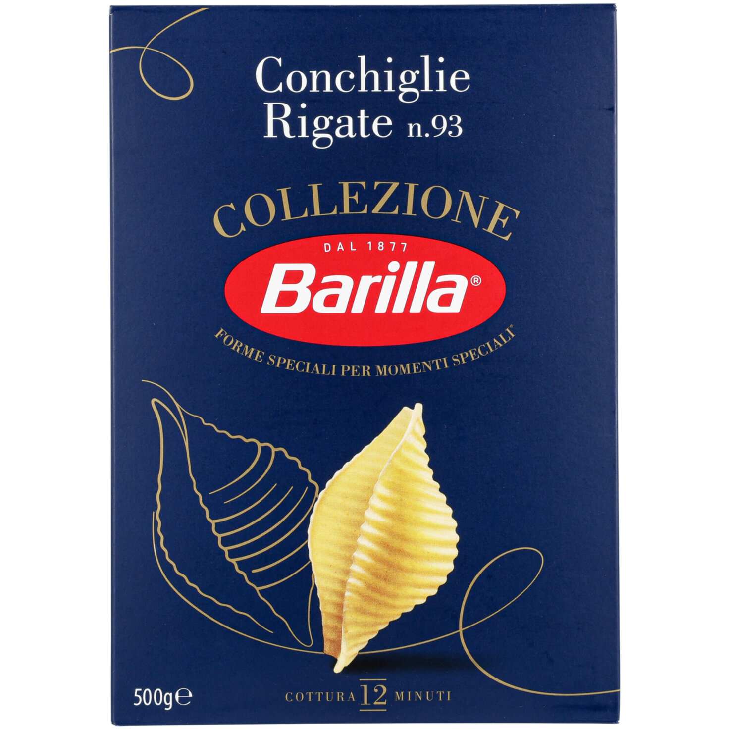 Barilla Collezione Conchiglie Rigate