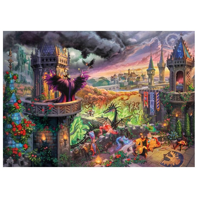 Puzzle 1000 pièces Disney : Maléfique