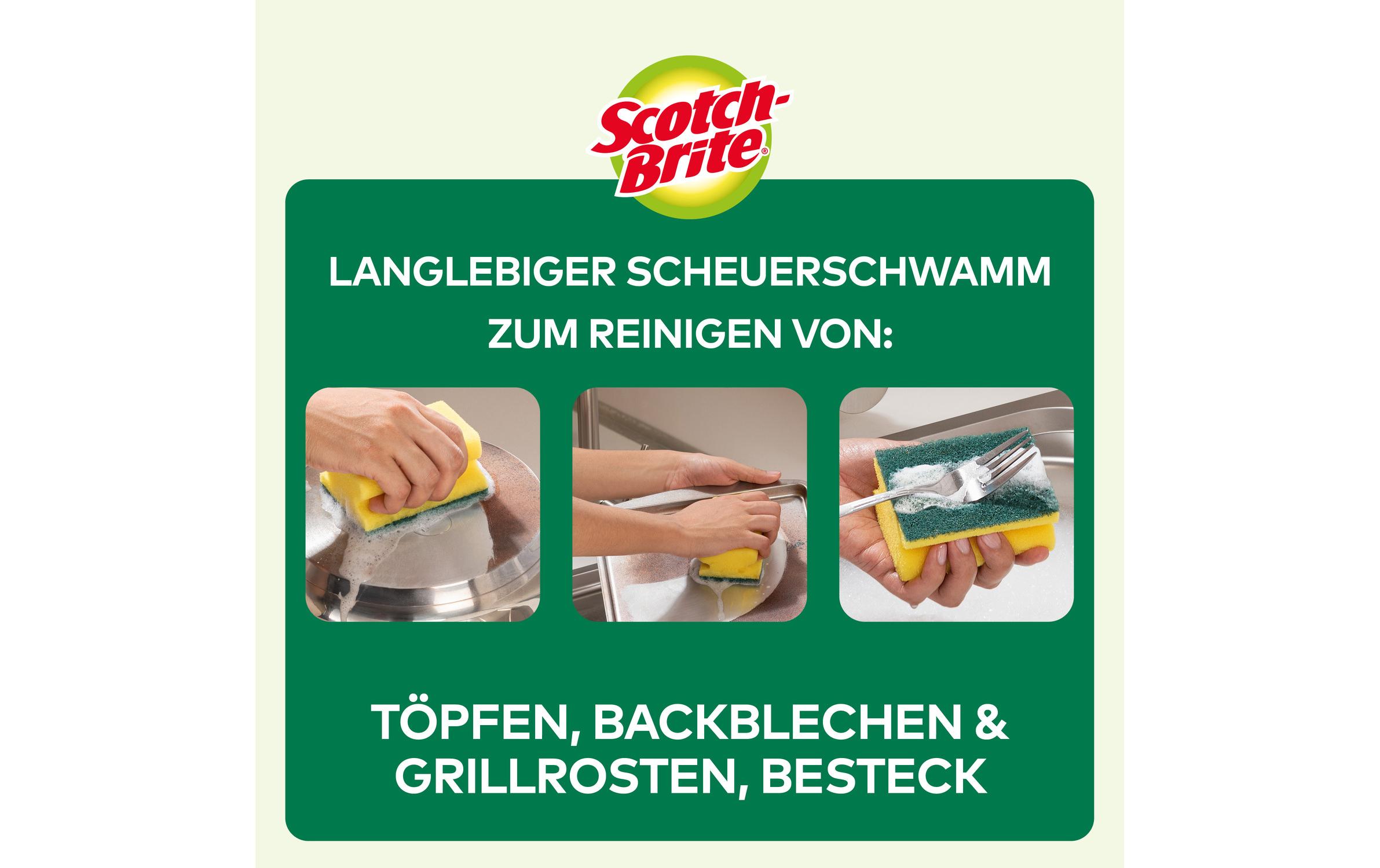 Schwamm Scotch-Brite Classic 6 StückScotch Reinigungsschwamm