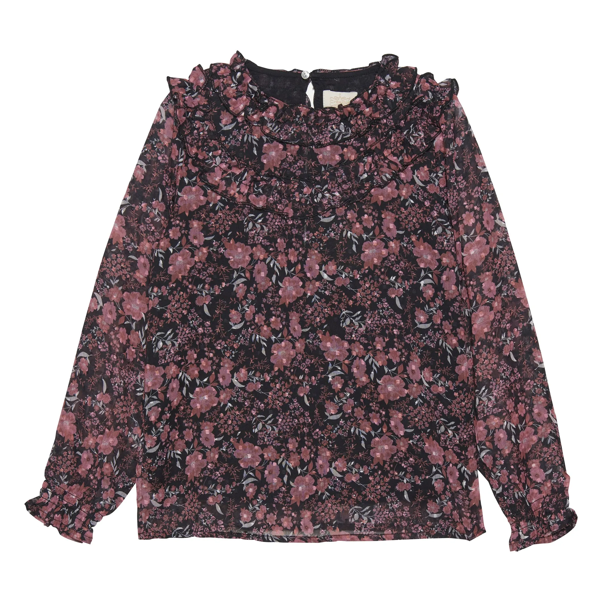 Creamie Blouse Dobby Fleurs 7-14ans