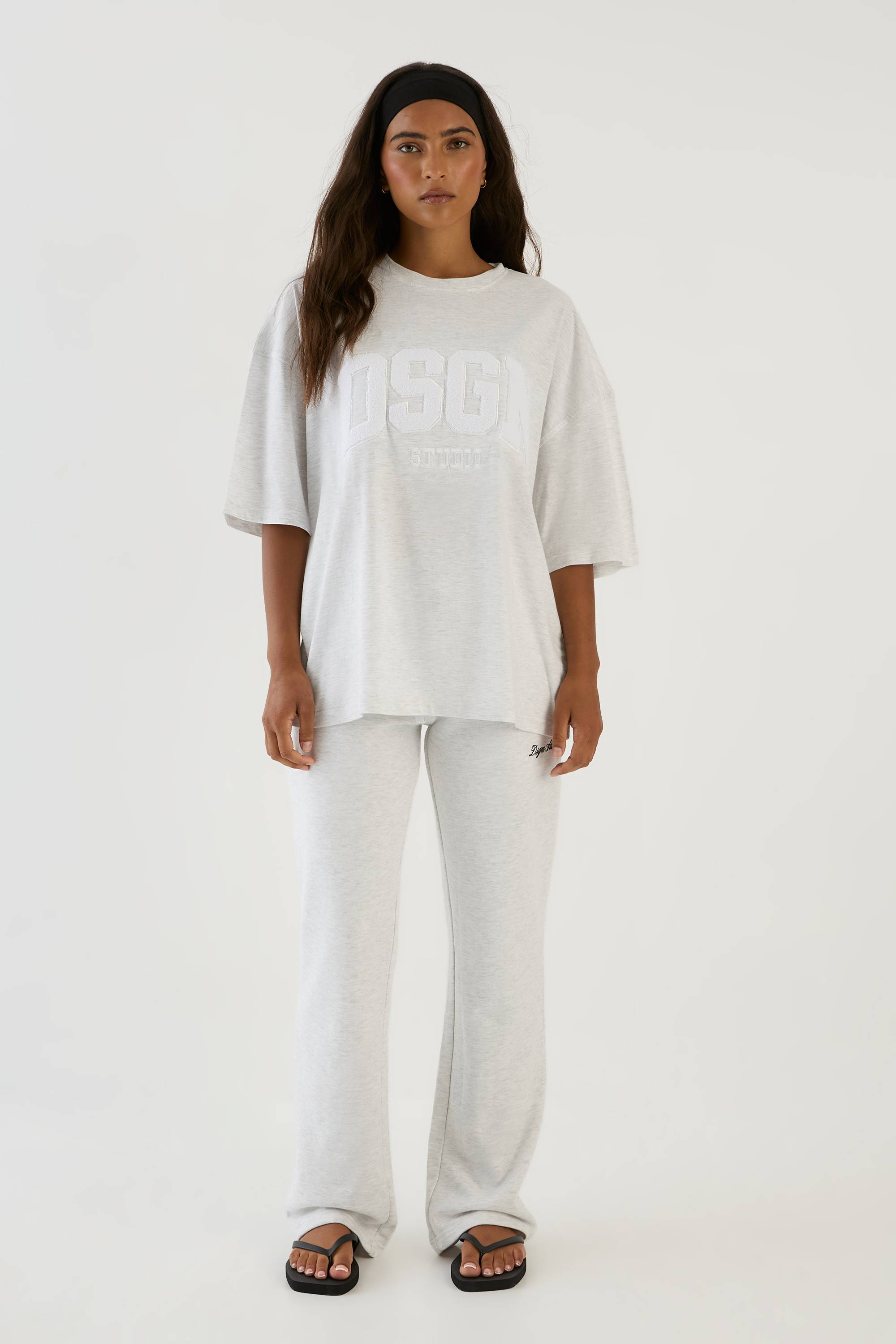 T-shirt Oversize Dsgn Studio Avec Appliqué En Tissu Éponge