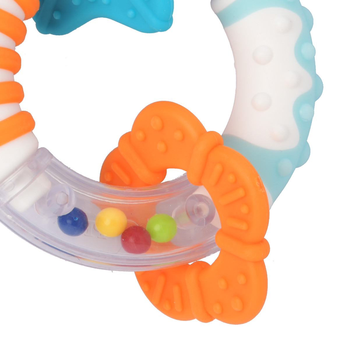Simba Simba ABC Touch Ringrassel ab 3 Monaten türkis / orange