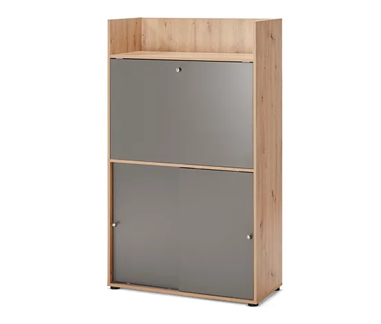 Büroschrank mit Arbeitsfläche