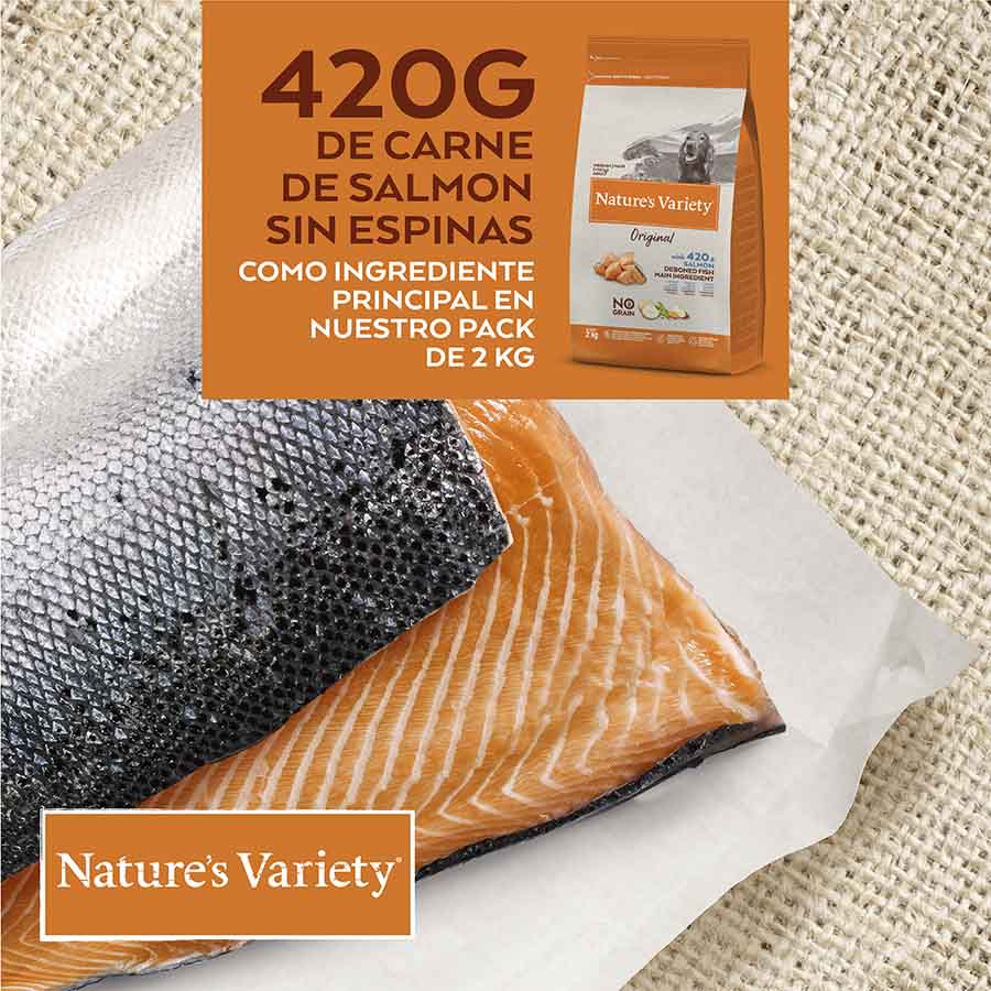 Nature's Variety Original Adulto Médio Salmão pienso para perros