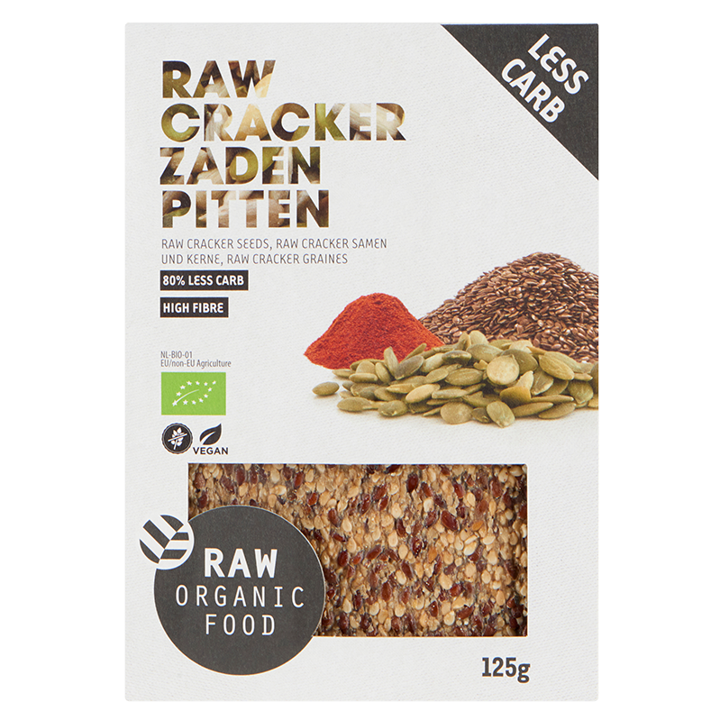 Raw Organic Food Cracker zaden/pitten raw (bio)