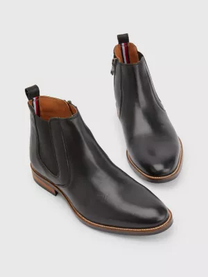 Botas Chelsea Essenciais de Couro