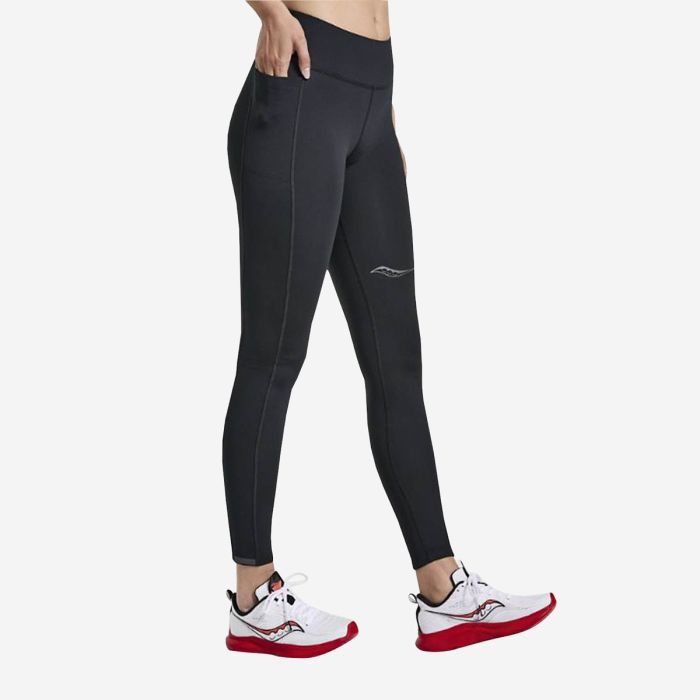 Saucony Dame Lange tights Solstice Tight Sort