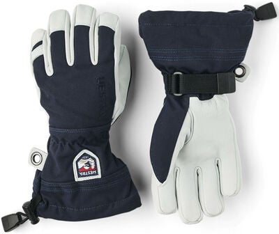 Hestra Army Leather Heli Ski Hansker, Marin