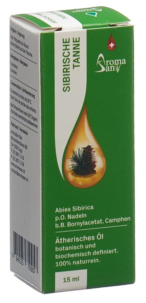 Aromasan Sibirische Tanne Äth/Öl 1.8 cineol in Schachtel 15 ml