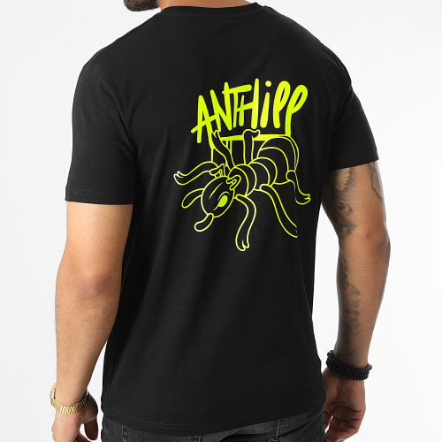 Tee Shirt Ant Noir Jaune Fluo