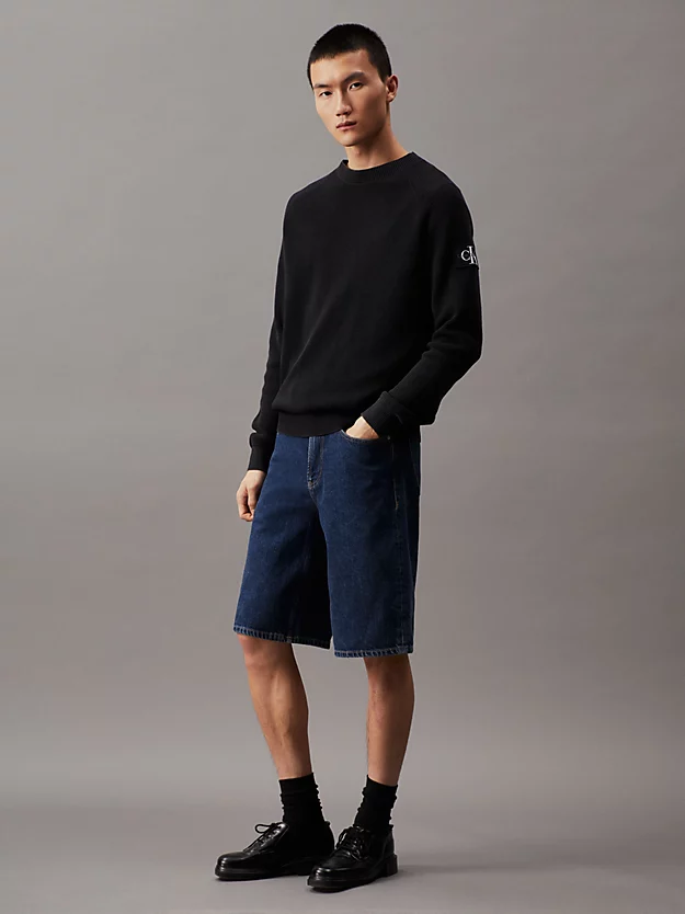 Shorts jeans folgados estilo anos 90