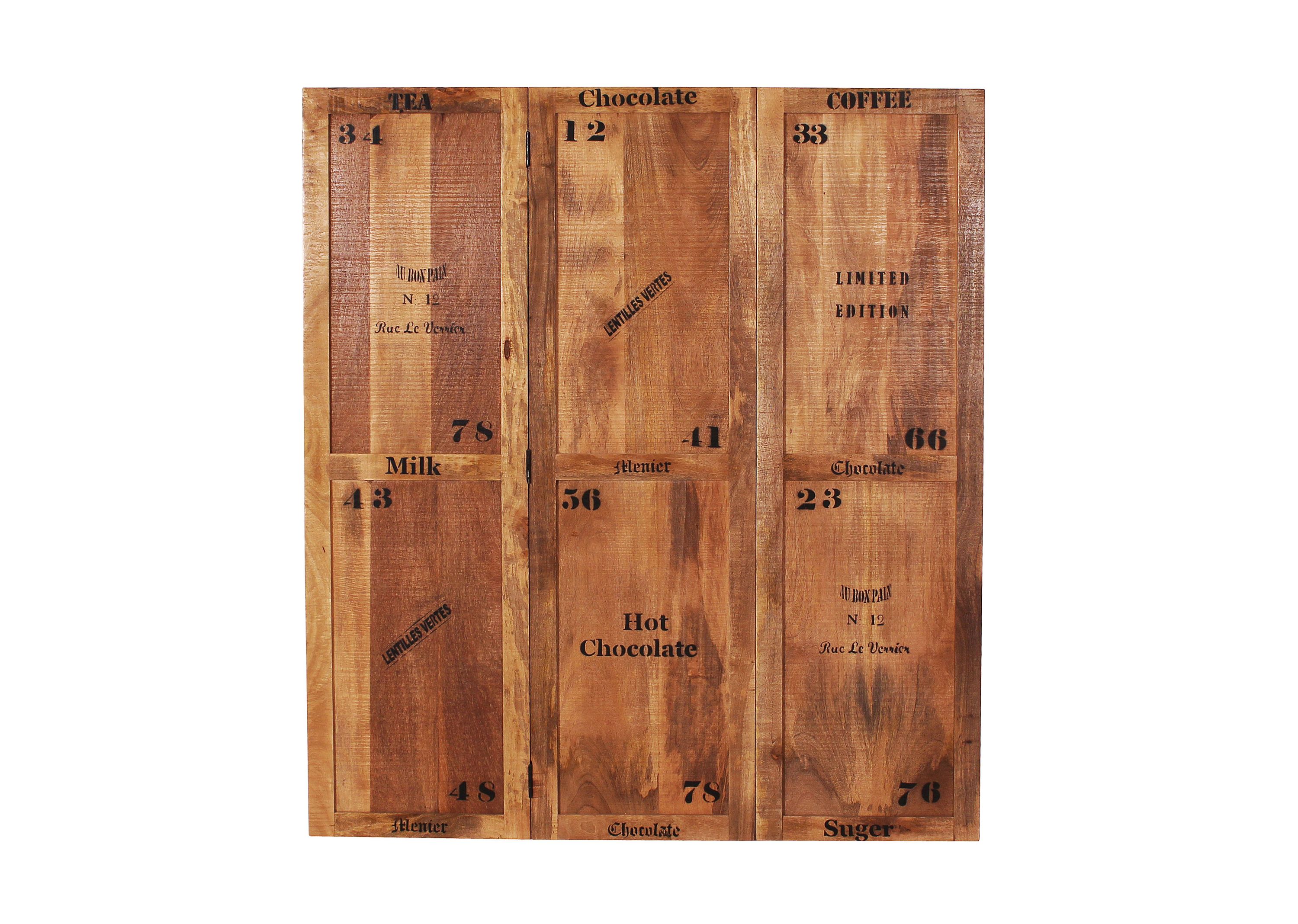 Paravent Rustic Mango Raumteiler Sichtschutz Trennwand Raumteiler Deko 150cm