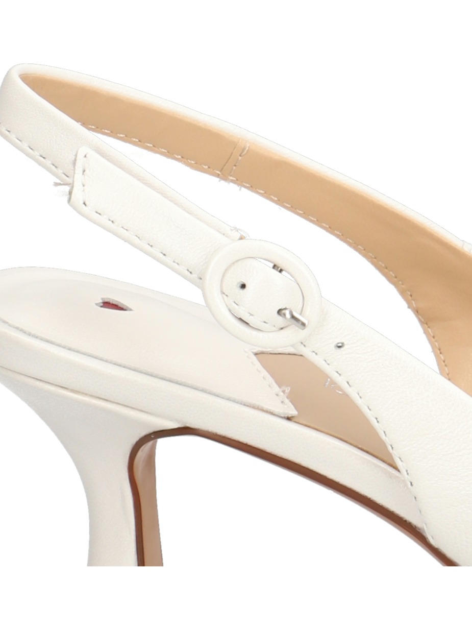 Glattleder Slingpumps