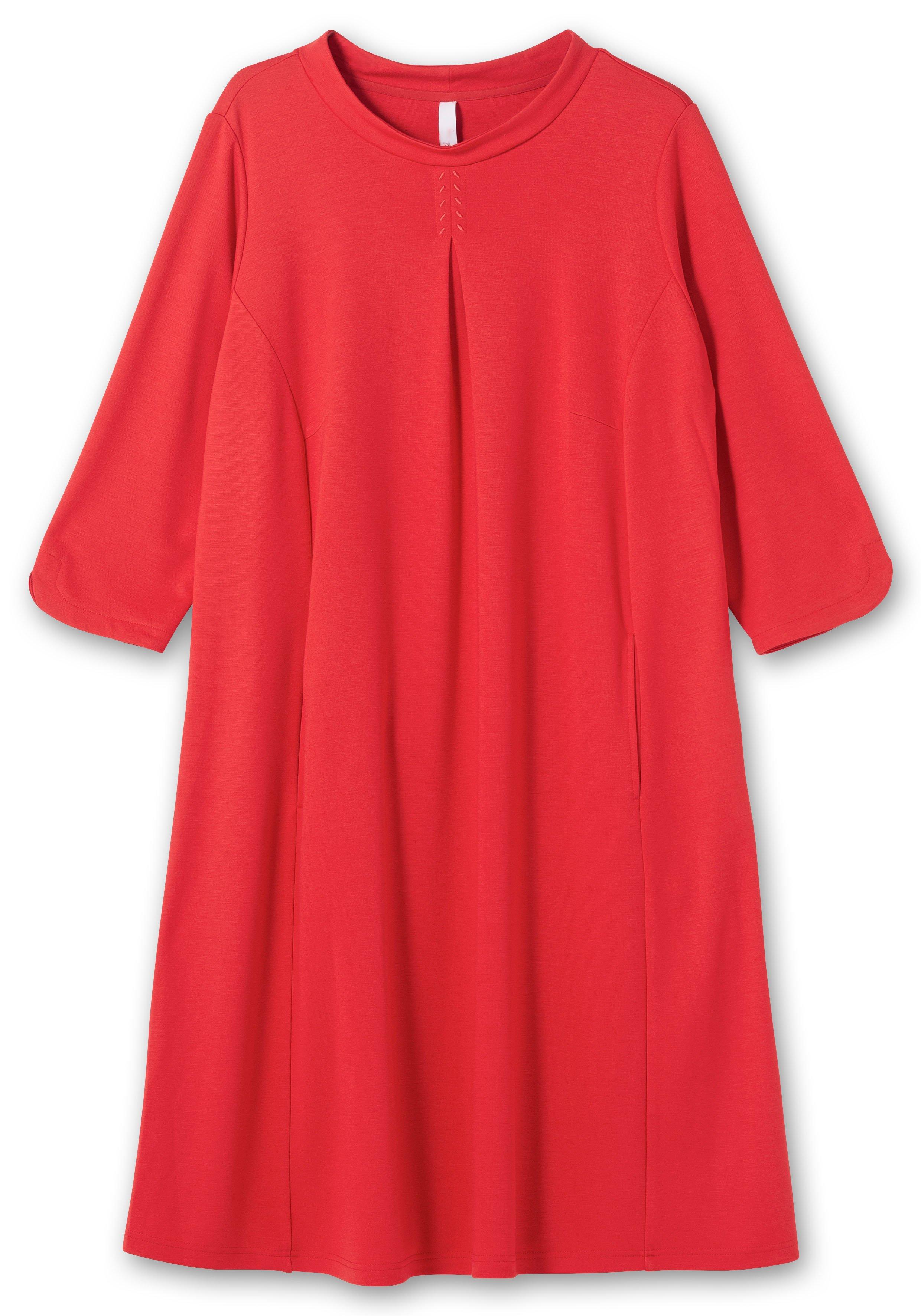 Shirtkleid in A-Linie, mit Taschen