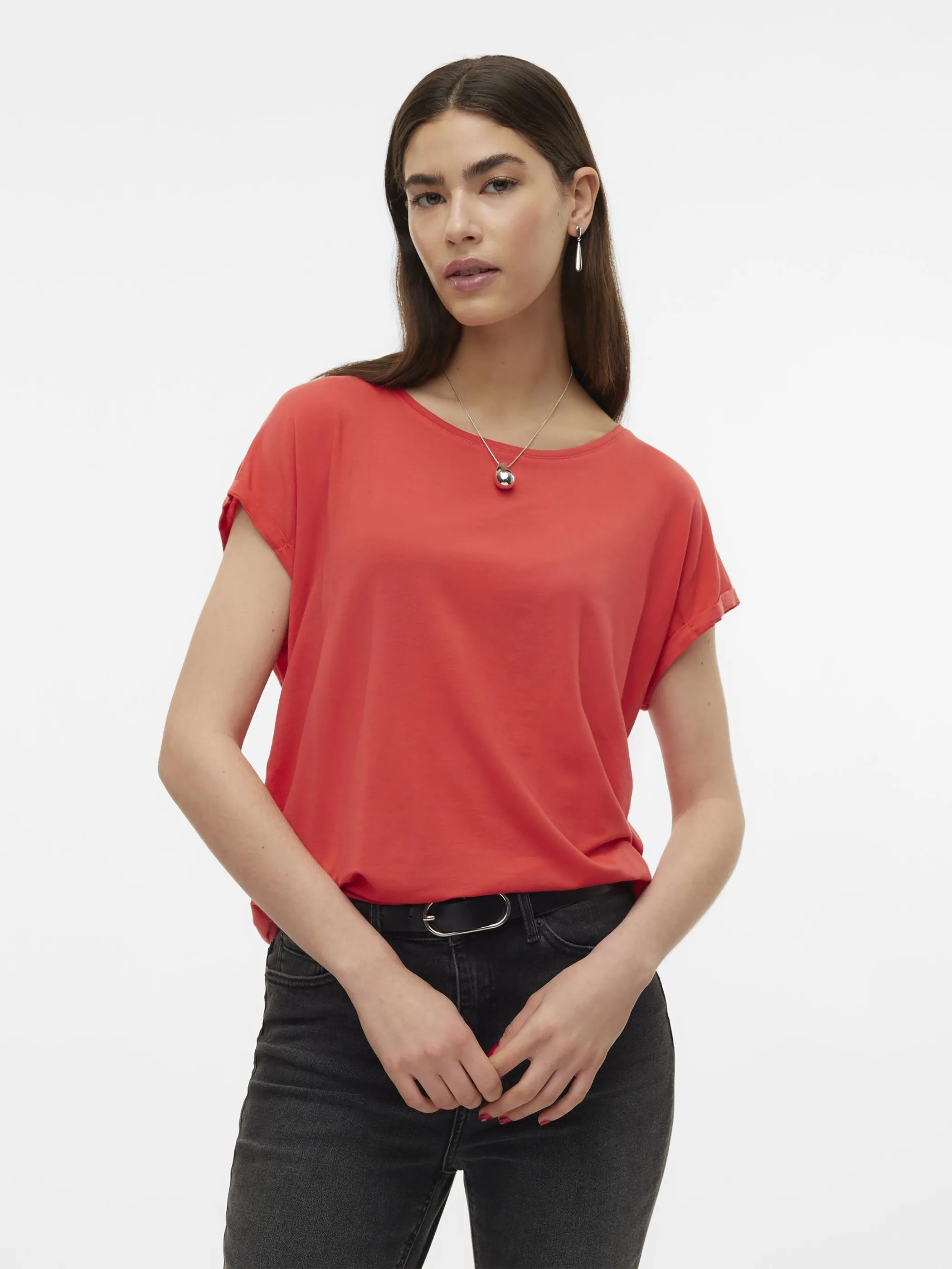Vero Moda VMAVA PLAIN SS TOP GA Shirt