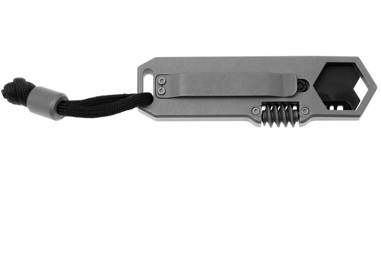 Big Idea Design Ti EDC Wrench EDC-WRENCH Stonewashed Titanium, verstelbare moersleutel